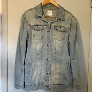 LuLaRoe Jaxon Light Blue Jean Jacket
